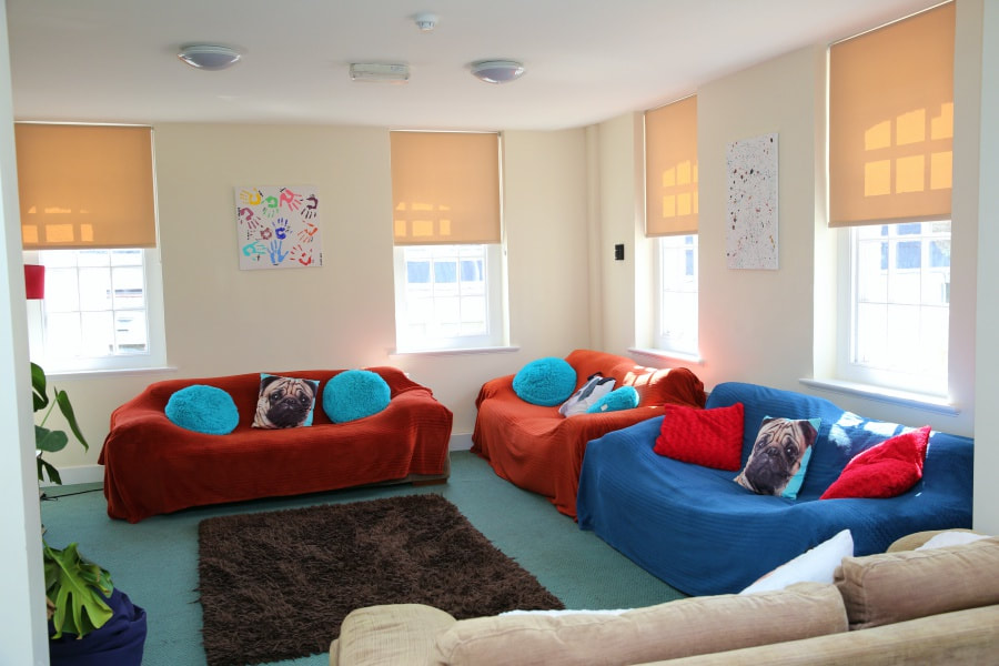 Common room space in our residential accommodation